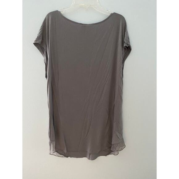 Womens Victoria Secret Shirt Size Medium Gray Pre Owned - Picture 2 of 3